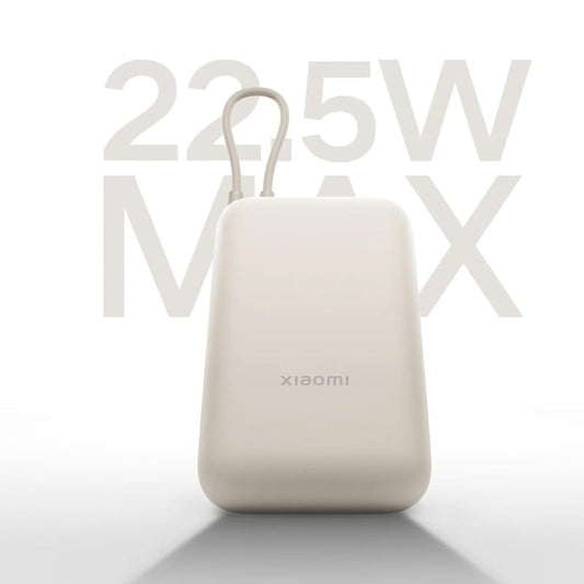 Xiaomi Power Bank 10000mAh (Type C integrated cable) 22.5W Beige