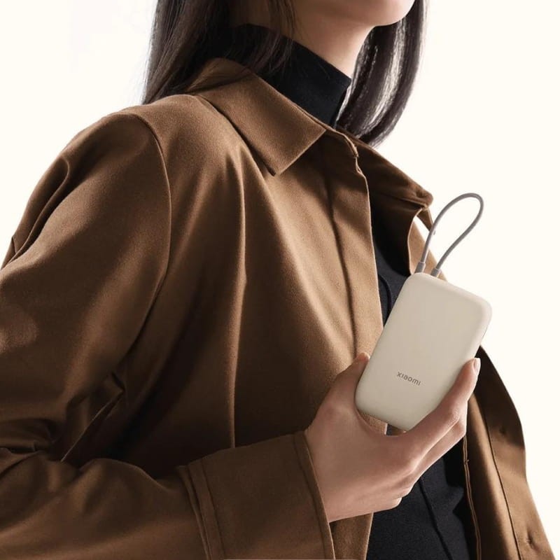 Xiaomi Power Bank 10000mAh (Type C integrated cable) 22.5W Beige