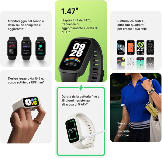 Xiaomi Smart Band 9 Active - Black
