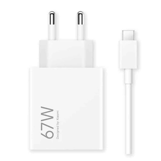 Xiaomi 67W HyperCharge Combo USB Type A - Type C Carregador com cabo