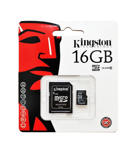 Kingston Canvas 16 GB microSD Flash Memory Card Flash Memory Card with Adapter