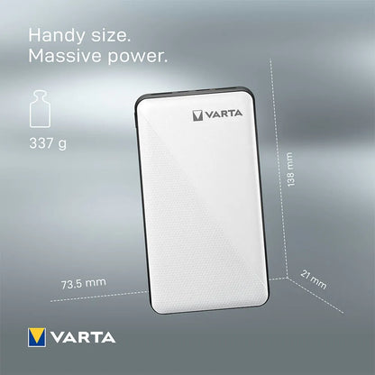 Varta Powerbank Energy 15,000mAh 2xUSB A & 1xUSB C
