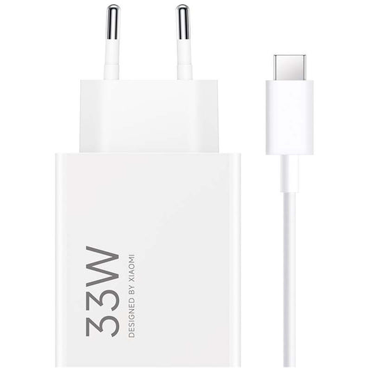 Xiaomi 33W HyperCharge Combo USB Type A - Type C Carregador com cabo